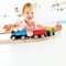 Hape Battery Powered Rolling-Stock Colorful Wooden Train Set